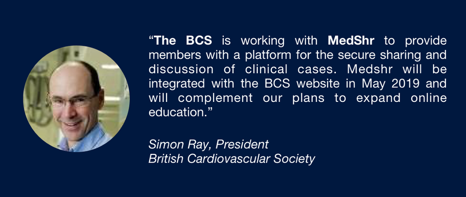 MedShr connects British Cardiovascular Society members!