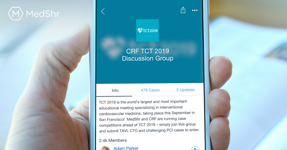 TCT 2019: Join the discussion on MedShr