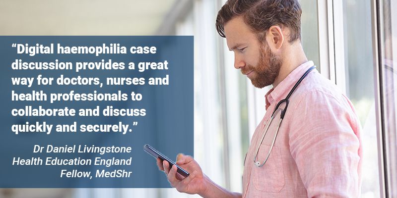 The role of digital case discussion in haemophilia care