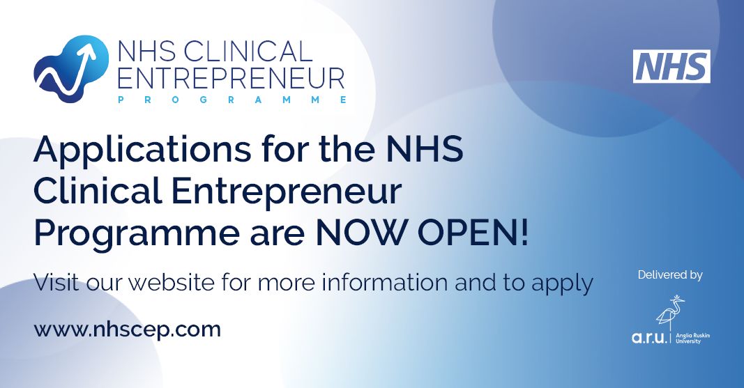 NHS Clinical Entrepreneur Programme application image